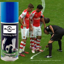 Verschwindender Schaum-Fairplay-Schiedsrichter-verschwindender Schaum-Markierungs-Spray-vorübergehendes schäumendes Markierungs-Spray für Fußball, Fußball-Match